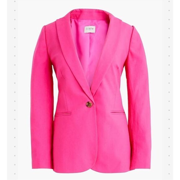 J. Crew Linen Blend Blazer - Picture 3 of 9